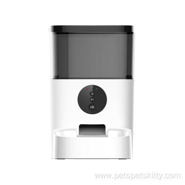 Pet feeder mobile phone APP control timing ration cat and dog food intelligent automatic feeder 4L